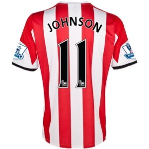 adidas Sunderland 13/14 JOHNSON Home Soccer Jersey