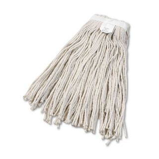 Unisan Cut End Wet Mop Head, Cotton, 24 Size, White