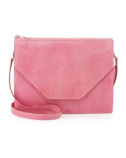 Kirsten Pebble Leather Shoulder Bag, Pink