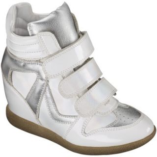 Girls Circo Gia Sneaker Wedge   Silver 4