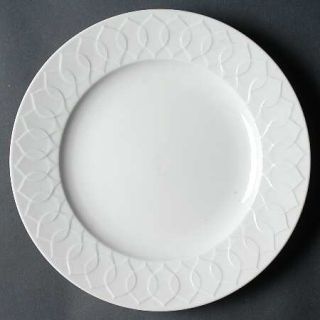 Rosenthal   Continental Lotus White Dinner Plate, Fine China Dinnerware   Lotus,