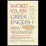 Word Study Greek English New Testament