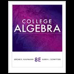 College Algebra   Student Solutions Manual