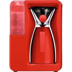 Bodum Bistro Electric Pour Over Coffeemaker   Red
