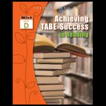 Achieving TABE Success in Reading 9 and 10 Level D