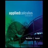 Applied Calculus   Student Solution Manual