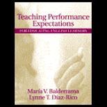 Teaching Performance Expectations for Educating English Learners