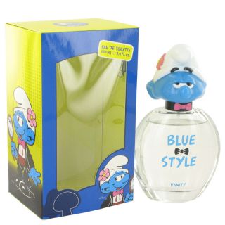 The Smurfs for Men by Smurfs Blue Style Vanity EDT Spray 3.4 oz
