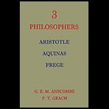 Three Philosophers: Aristotle, Aquinas and ..