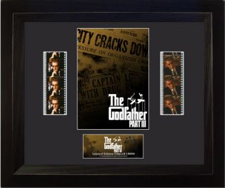 The Godfather Part III Poster Double Film Cell