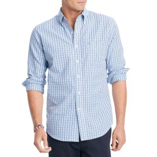 Izod Slim Fit Tattersall Woven Shirt, American Dream, Mens