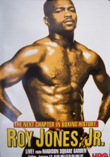 ROY JONES JR.   HBO BOXING PROMOTIONAL Poster