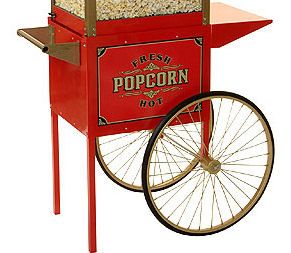 Cart for Street Vendor Popcorn Machines