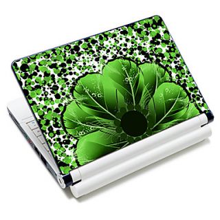 Flower Shape Feather Pattern Laptop Notebook Cover Protective Skin Sticker For 10/15 Laptop 18385