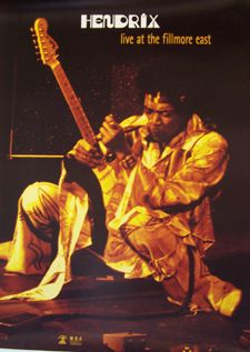 Jimi Hendrix Live at the Fillmore (Album Promo Poster)
