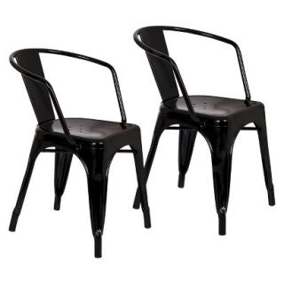 Dining Chair: Carlisle Dining Chair   Black (Set of 2)