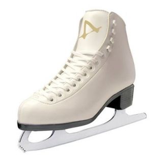 Girls American Tricot Lined Ice Skates   White (11)