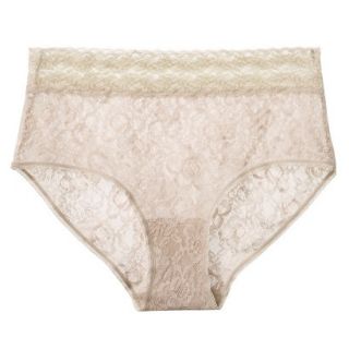 Gilligan & OMalley Womens All Over Lace Brief   Mochaccino L