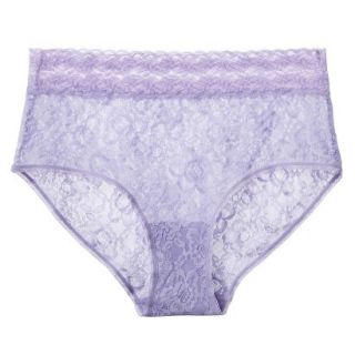 Gilligan & OMalley Womens All Over Lace Brief   Lavender XL