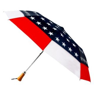 Futai American Flag Design Travel Windefyer Auto Open Canopy Star Umbrella