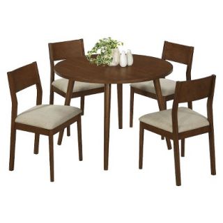 Dining Table: Monarch Specialties Modern Dining Table   Medium Brown (Oak)