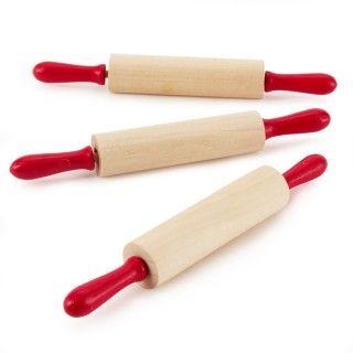 Rolling Pins with Red Handles