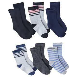 Circo Infant Toddler Boys Assorted Casual Socks   Blue 2T/3T