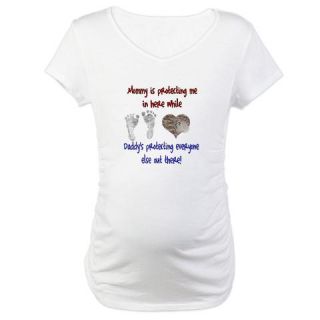  Mommy&Daddying Protecting Maternity T Shirt