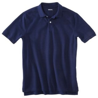 Mens Classic Fit Polo Shirt Navy Blue Vyg L