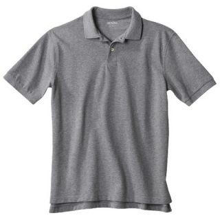 Mens Classic Fit Polo Shirt Heather Gray Grey MT