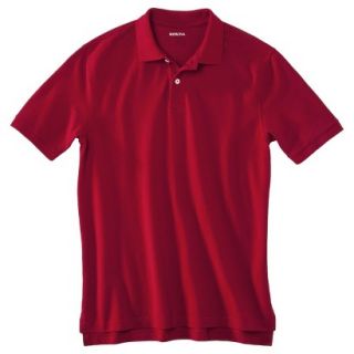 Mens Classic Fit Polo Shirt Carmen Red L Tall