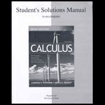 Calculus for Business, Economics / Social / Life Sciences  Student Solution Manual