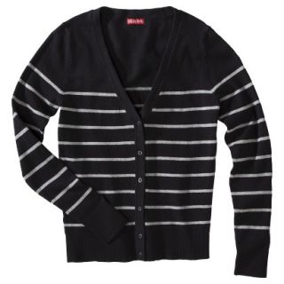 Merona Petites Long Sleeve Deep V Neck Cardigan Sweater   Charcoal XSP