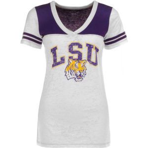 LSU Tigers Blue 84 NCAA Jrs Almost There Burnout Jersey T Shirt