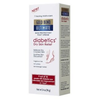 Gold Bond Ultimate Diabetics Dry Skin Relief Foot Cream   3.4 oz