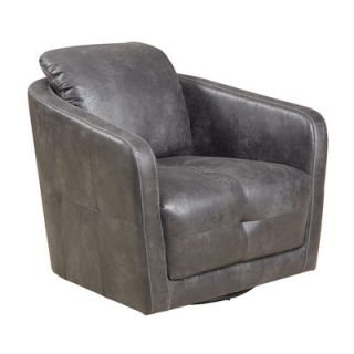 Emerald Home Furnishings Blakely Swivel Chair U3381 04 Color Palance Steel