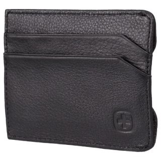 Swiss Gear Mens Sierre Front Pocket Wallet   Black