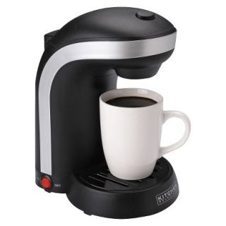 Kitchen Selectives Single Serve Drip Coffee Maker   Black (1 Cup)
