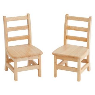 Kids Chair Set Early Childhood Resources Kids 3 Rung Ladderback Chair 2 pack  