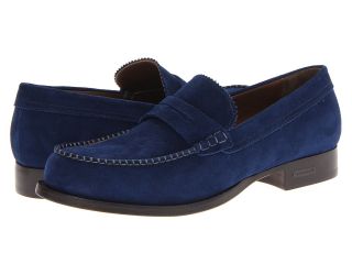 DSQUARED2 College Suede Loafer Mens Slip on Dress Shoes (Navy)