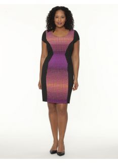 Lane Bryant Plus Size Printed sheath dress     Womens Size 20, Sparkleberry