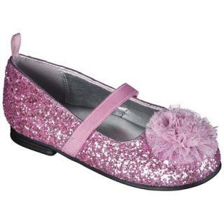 Toddler Girls Genuine Kids from OshKosh Glitter Ballet Flats   Pink 8