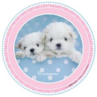 rachaelhale Glamour Dogs Round Activity Placemats (4)