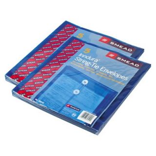 Smead 5 Count Clear Cover Doc Sleeve 2 Pack   Blue (8.5X11)