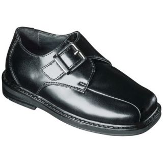 Toddler Boys Scott David Monk Dress Shoe   Black 8.5