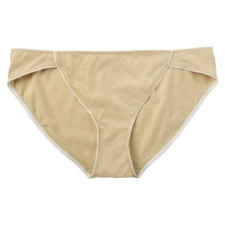 JKY By Jockey Womens Cotton Stretch Bikini   Toasted Beige 7