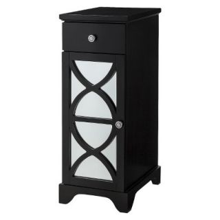 Floor Cabinet Lattice Bathroom Floor Cabinet   Black