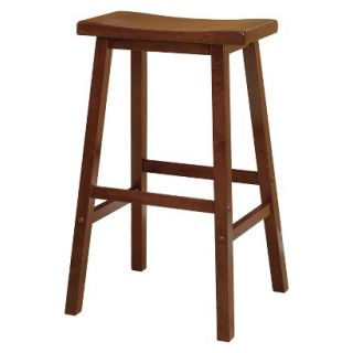Counter Stool: Winsome Saddle Seat Counterstool