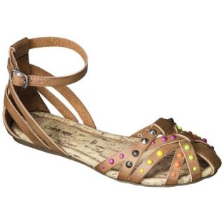Girls Cherokee Fredrika Studded Huarache Sandals   Tan 4