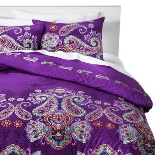 Amethyst Comforter Set   Purple (Twin Extra Long)